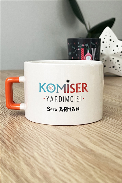 Komiser Yardımcısı Kişiye Özel Lüks Fincan