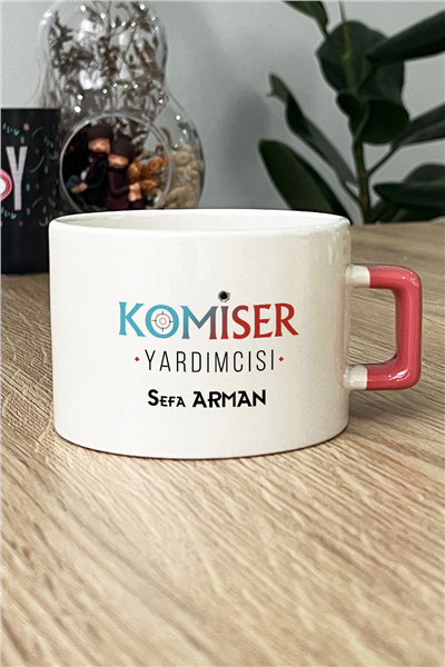 Komiser Yardımcısı Kişiye Özel Lüks Fincan