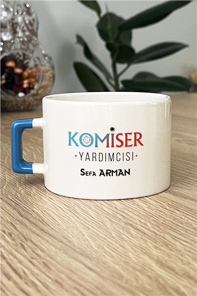 Komiser Yardımcısı Kişiye Özel Lüks Fincan