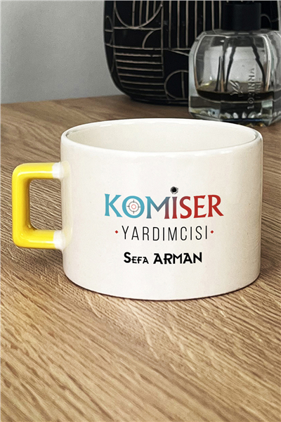 Komiser Yardımcısı Kişiye Özel Lüks Fincan