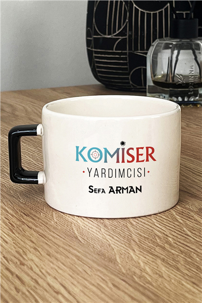 Komiser Yardımcısı Kişiye Özel Lüks Fincan
