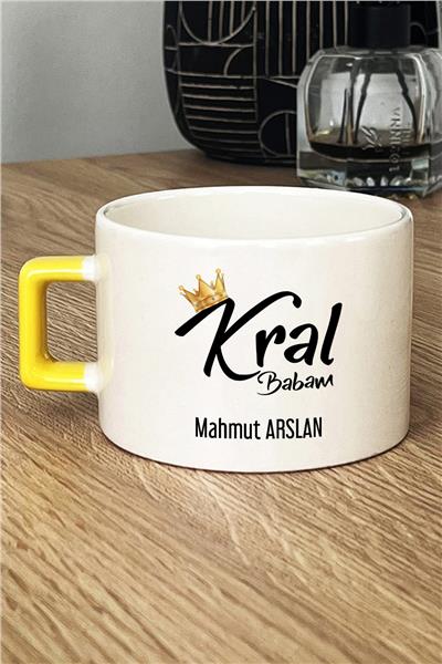 Kral Babam Kişiye Özel Lüks Fincan