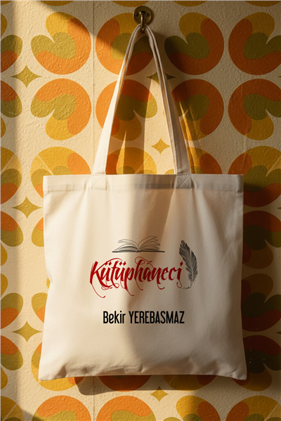 Kütüphaneci Kişiye Özel Bez Çanta