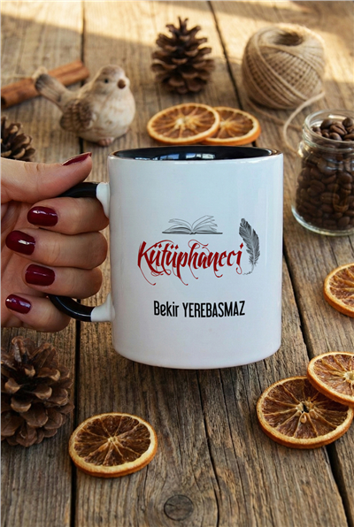 Kütüphaneci Kişiye Özel Kupa Bardak Standart