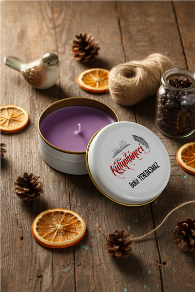 Kütüphaneci Kişiye Özel Mum