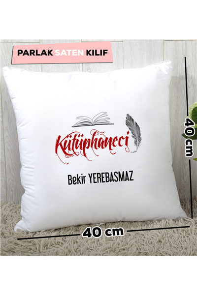 Kütüphaneci Kişiye Özel Yastık