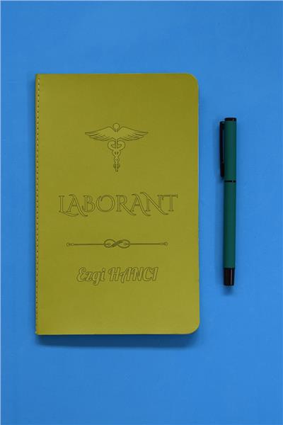 Laborant Kişiye Özel Defter ve Kalem