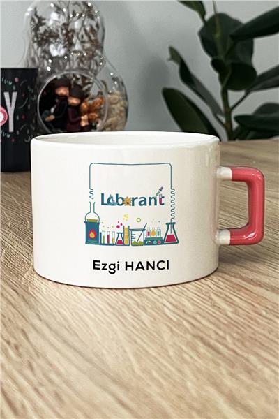 Laborant Kişiye Özel Lüks Fincan
