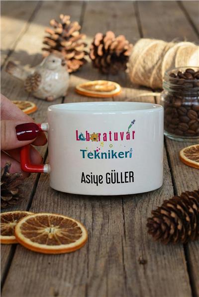 Laboratuvar Teknikeri Kişiye Özel Lüks Fincan