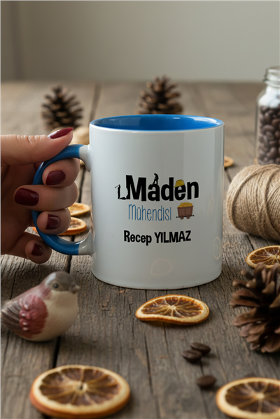 Maden Mühendisi Kişiye Özel Kupa Bardak Standart