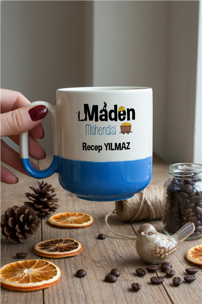 Maden Mühendisi Kişiye Özel Kupa Bardak Pro