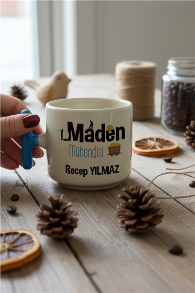 Maden Mühendisi Kişiye Özel T Kupa