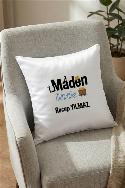 Maden Mühendisi Kişiye Özel Yastık