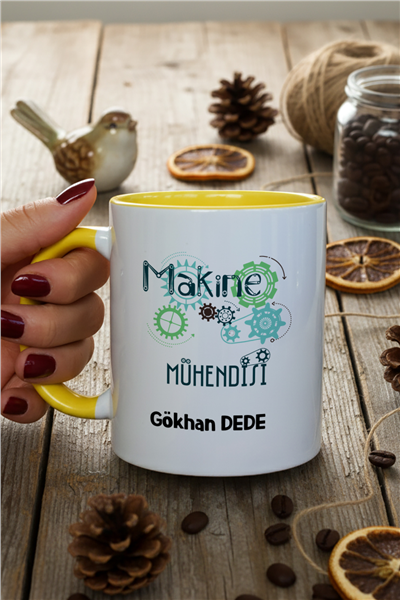 Makine Mühendisi Kişiye Özel Kupa Bardak Standart