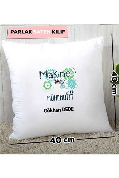 Makine Mühendisi Kişiye Özel Yastık