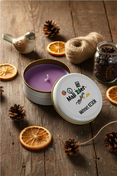 Mali İşler Müdürü Kişiye Özel Mum