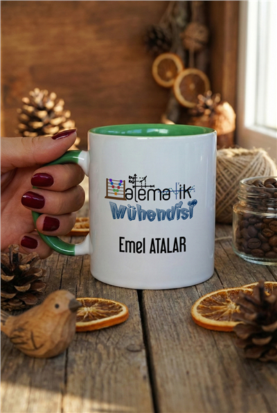 Matematik Mühendisi Kişiye Özel Kupa Bardak Standart