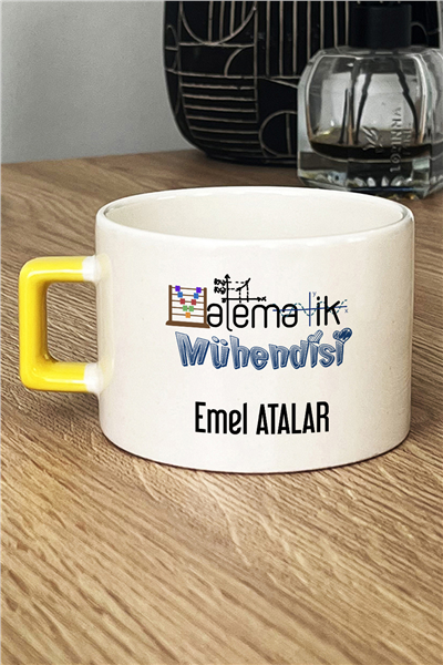 Matematik Mühendisi Kişiye Özel Lüks Fincan