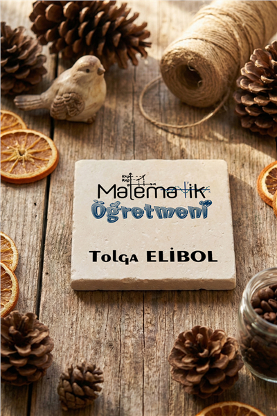Matematik Öğretmeni Kişiye Özel Bardak Altlığı