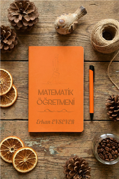 Matematik Öğretmeni Kişiye Özel Defter ve Kalem