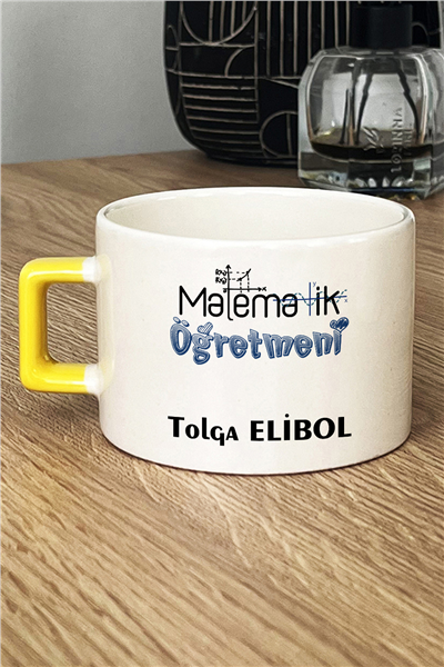 Matematik Öğretmeni Kişiye Özel Lüks Fincan