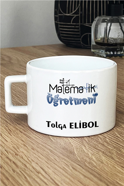 Matematik Öğretmeni Kişiye Özel Lüks Fincan