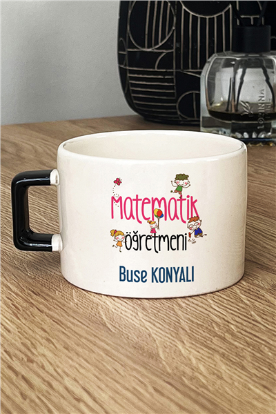 Matematik Öğretmeni Kişiye Özel Lüks Fincan