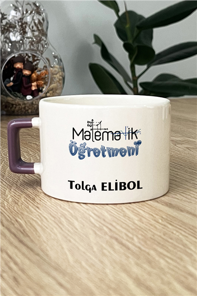 Matematik Öğretmeni Kişiye Özel Lüks Fincan