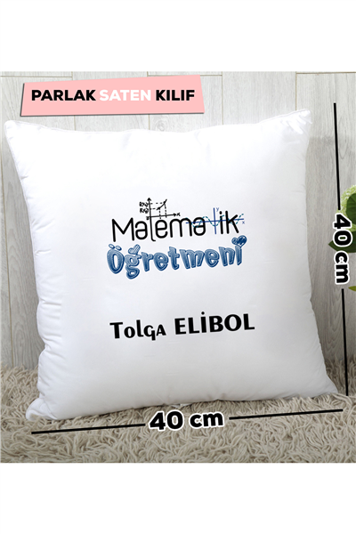 Matematik Öğretmeni Kişiye Özel Yastık