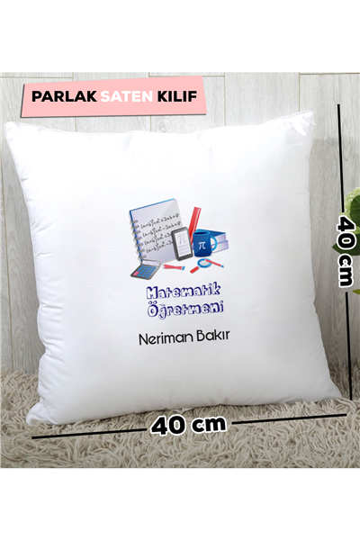 Matematik Öğretmeni Kişiye Özel Yastık