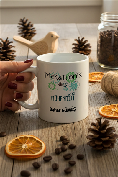 Mekatronik Mühendisi Kişiye Özel Kupa Bardak Standart