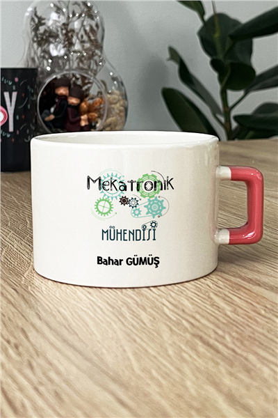 Mekatronik Mühendisi Kişiye Özel Lüks Fincan