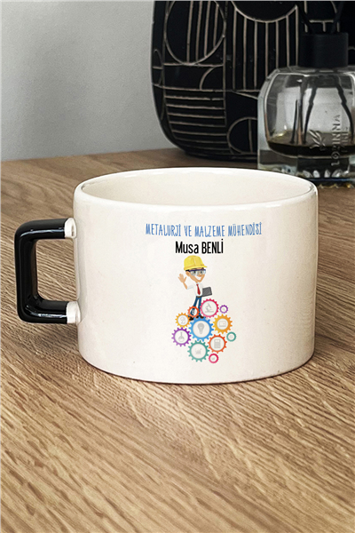 Metalurji ve Malzeme Mühendisliği Kişiye Özel Lüks Fincan