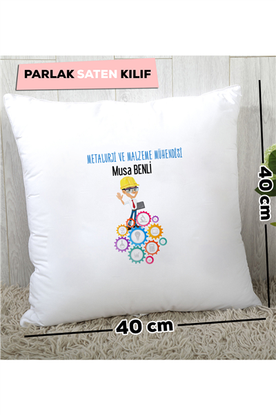 Metalurji ve Malzeme Mühendisliği Kişiye Özel Yastık