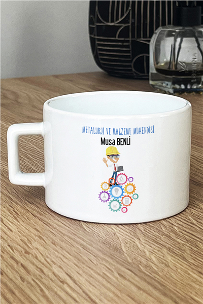Metalurji ve Malzeme Mühendisliği Kişiye Özel Lüks Fincan