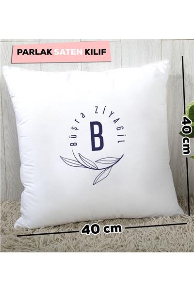 Minimal Baş Harf ve İsim Kişiye Özel Yastık
