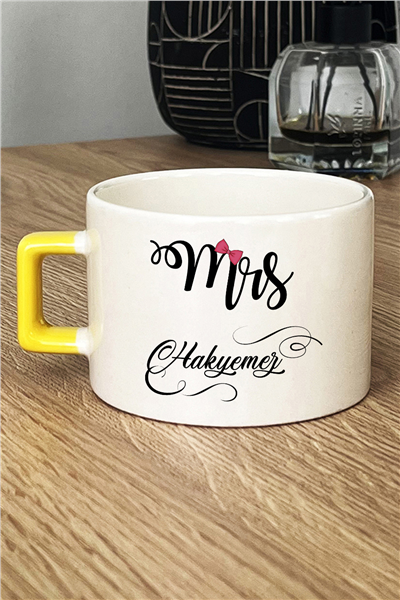 MRS Soyisim Kişiye Özel Lüks Fincan