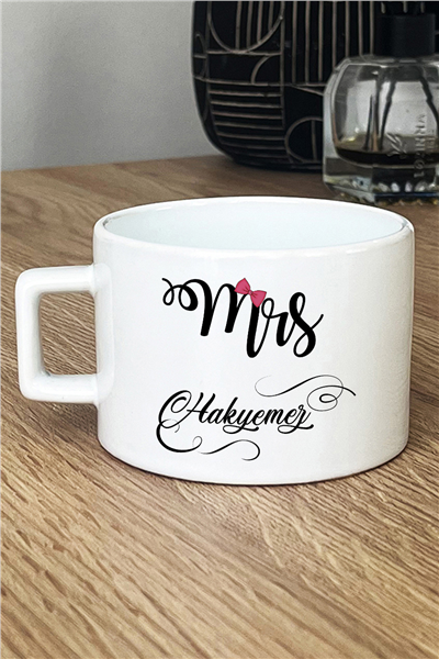 MRS Soyisim Kişiye Özel Lüks Fincan
