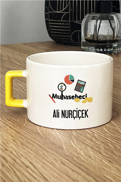 Muhasebeci Kişiye Özel Lüks Fincan