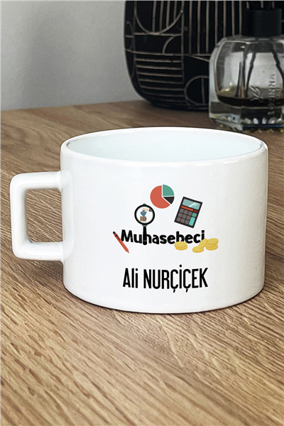 Muhasebeci Kişiye Özel Lüks Fincan