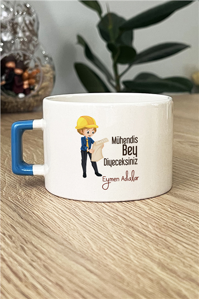Mühendis Bey Kişiye Özel Lüks Fincan