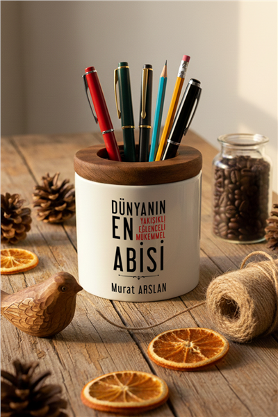 Mükemmel Abi Kişiye Özel Kalemlik