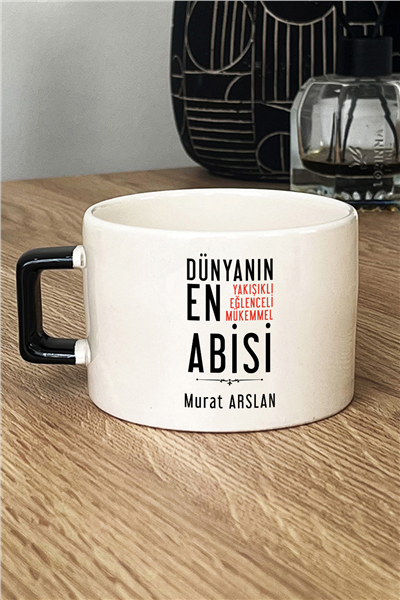 Mükemmel Abi Kişiye Özel Lüks Fincan