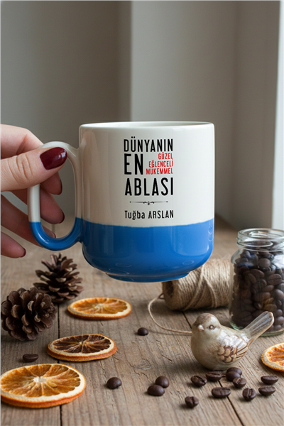 Mükemmel Abla Kişiye Özel Kupa Bardak Pro
