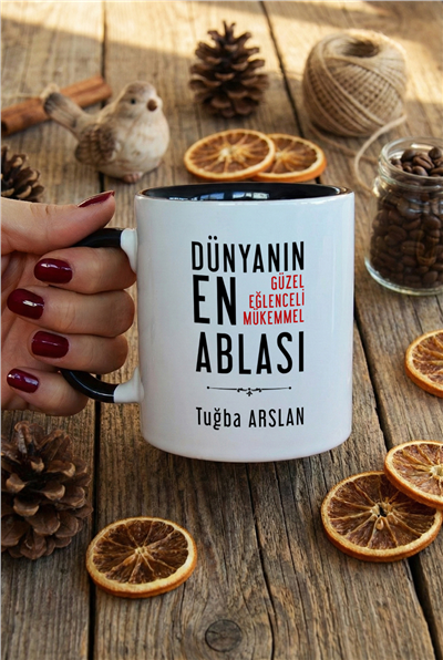 Mükemmel Abla Kişiye Özel Kupa Bardak Standart