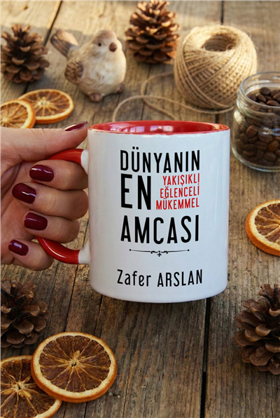 Mükemmel Amca Kişiye Özel Kupa Bardak Standart