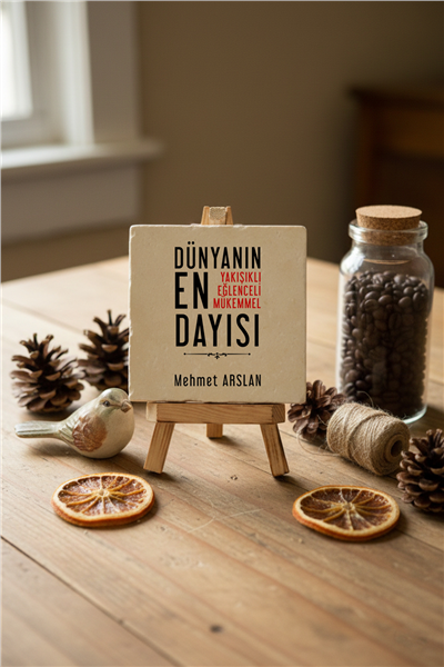 Mükemmel Dayı Kişiye Özel Dekoratif Taş İsimlik