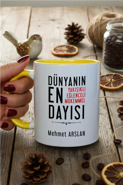 Mükemmel Dayı Kişiye Özel Kupa Bardak Standart