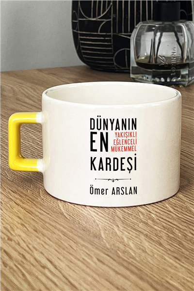 Mükemmel Kardeş Kişiye Özel Lüks Fincan