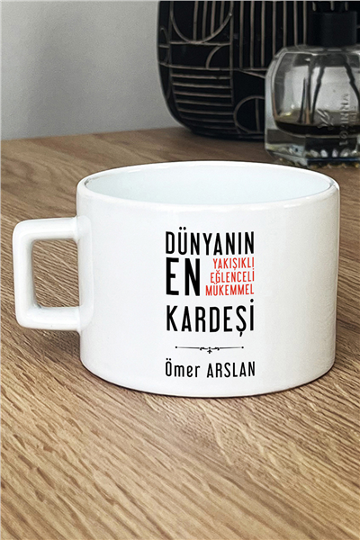 Mükemmel Kardeş Kişiye Özel Lüks Fincan